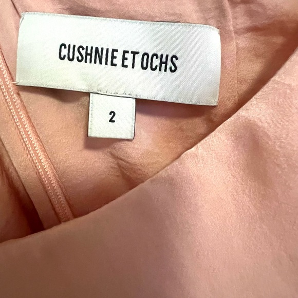 Cushnie et Ochs Felicity One Shoulder Dress Pink - Picture 3 of 3